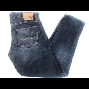 American Eagle Slim Straight 34x34 Dark Wash